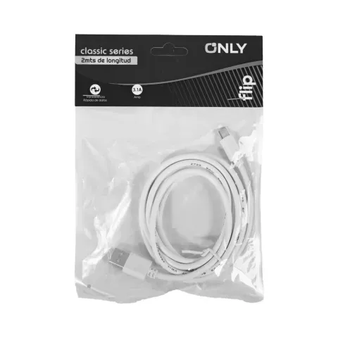 CABLE MICRO USB V8 2 METROS ONLY MOD71