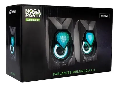 Parlante Pc Noga NG-502P Gamer Led