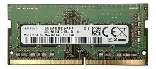 Memoria RAM 4GB DDR4 Sodimm Samsung