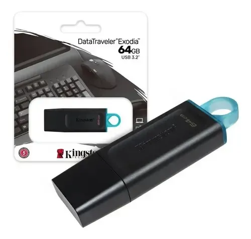 Pendrive 64GB Kingston Exodia Usb 3,2 E