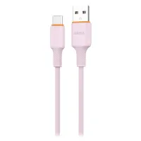 CABLE USB Tipo C SOUL SILICONA ROSA