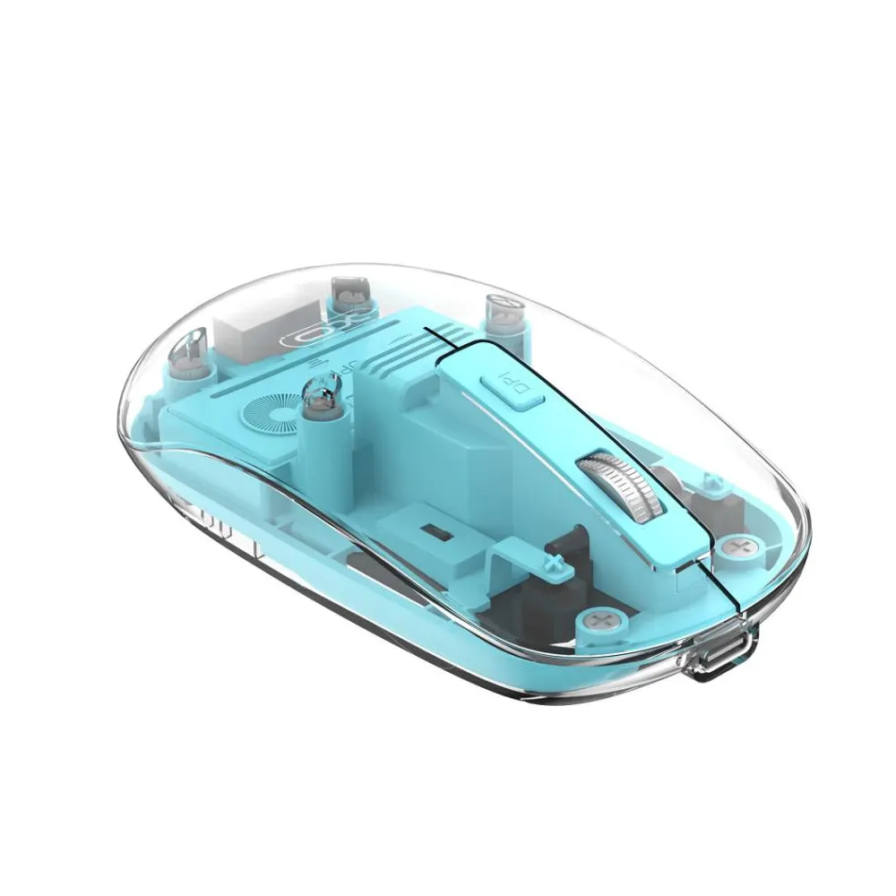 MOUSE INALAMBRICO XO-M12 RECARGABLE CELESTE