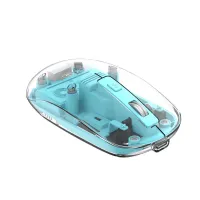 MOUSE INALAMBRICO XO-M12 RECARGABLE CELESTE — foto 1