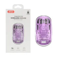 MOUSE INALAMBRICO XO-M12 RECARGABLE VIOLETA — foto 1