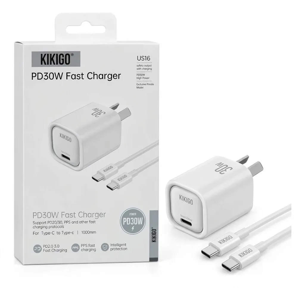 CARGADOR Tipo C A Tipo C KIKIGO 30W