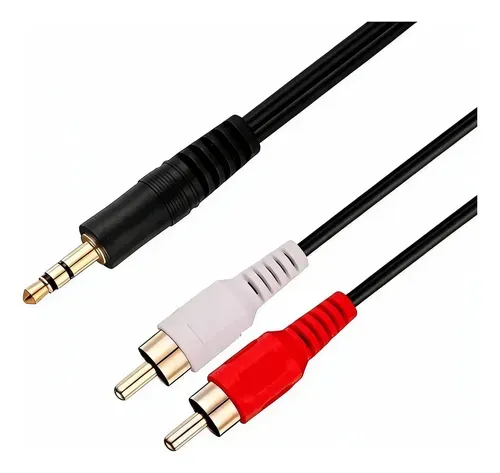 Cable auxiliar 3.5 A RCA 1.5MTS