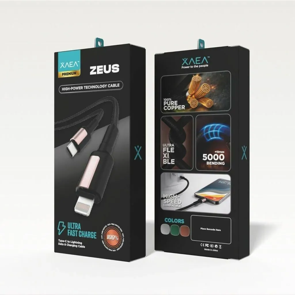 CABLE USB Tipo C A IPHONE XAEA ZEUS CHAMPAGNE