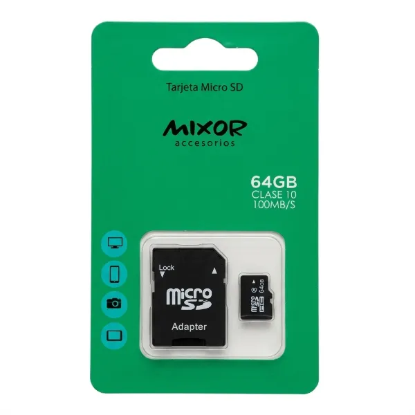 Memoria Sd 64GB Mixor Clase 10