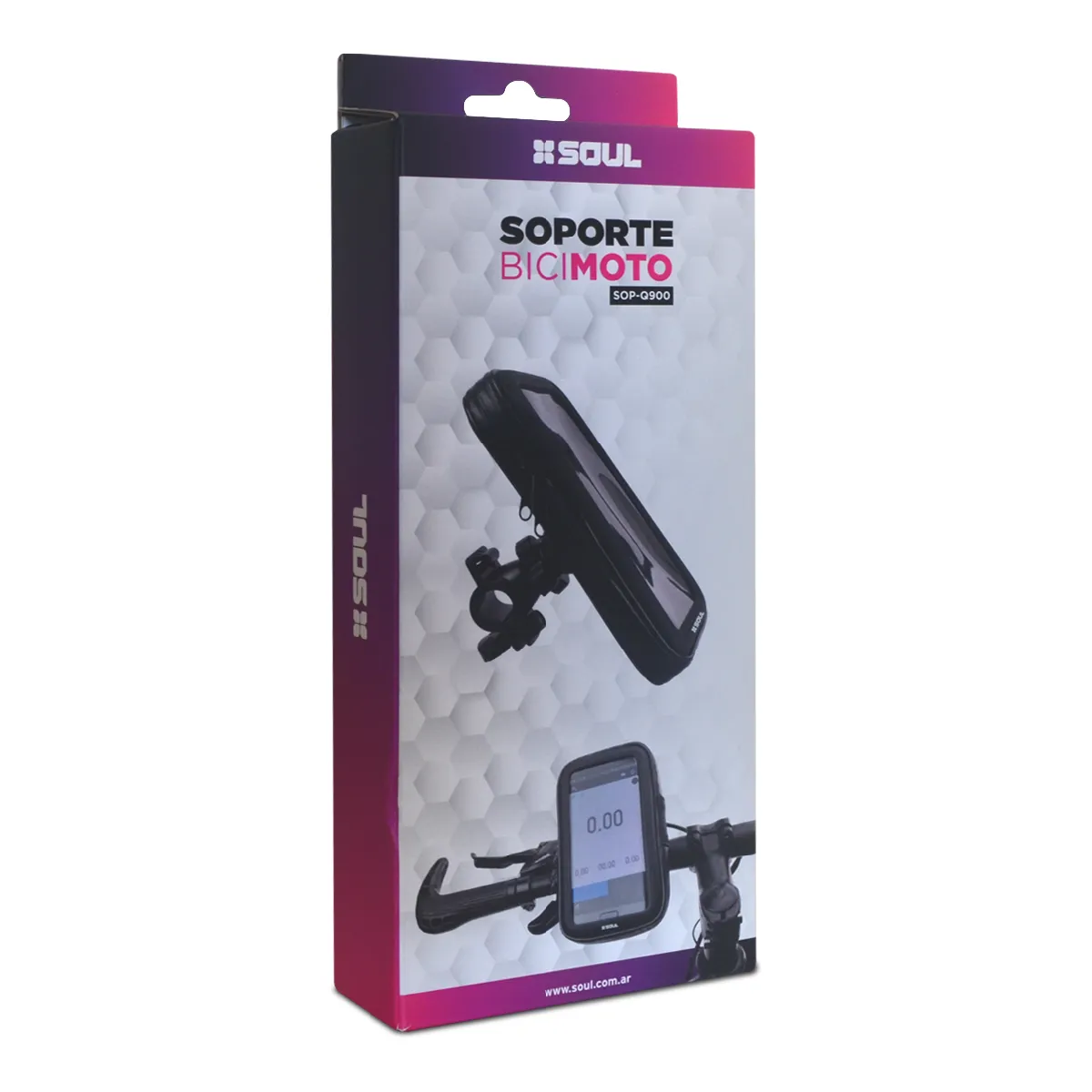 SOPORTE MOTO BICI SOUL SOP-Q900 CON IMPERMEABLE