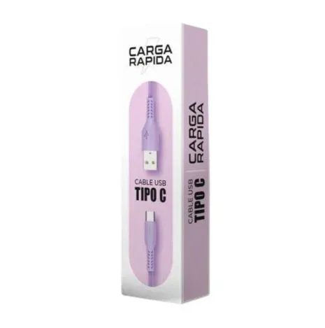 CABLE USB TIPO C MODV-00CF VIOLETA