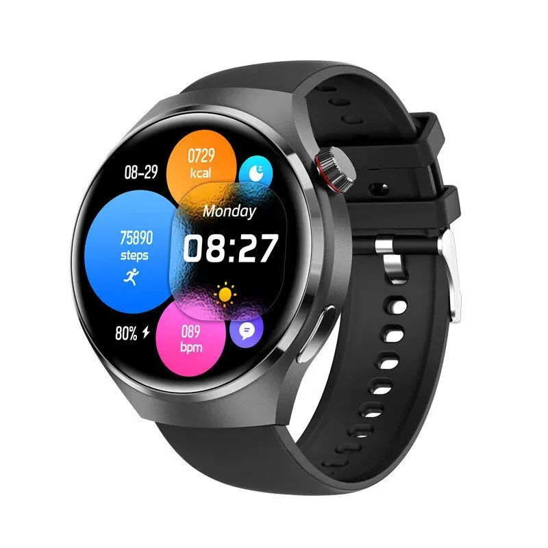 SMARTWATCH REDONDO MODS-773 WATCH 4 PRO NEGRO