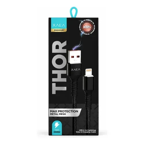 Cable Usb Tipo C Xaea Thor Negro