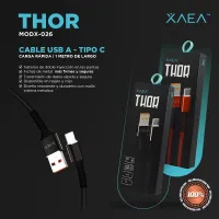 Cable Usb Tipo C Xaea Thor Rojo — foto 3
