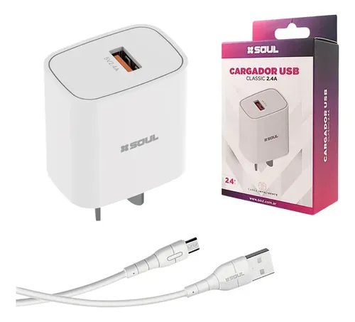 Cargador micro USB Soul Classic 2.4A