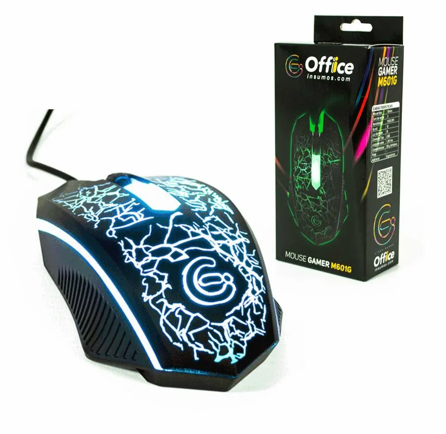 MOUSE USB OFFICE GAMER M601G