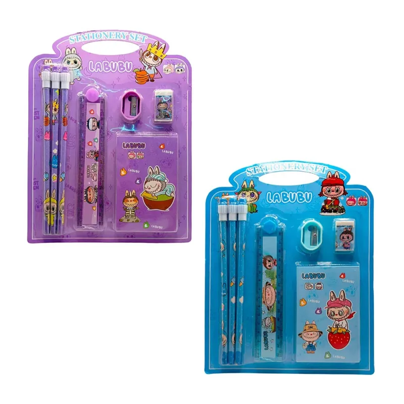 Set Escolar Labubu Sationery Set 9911