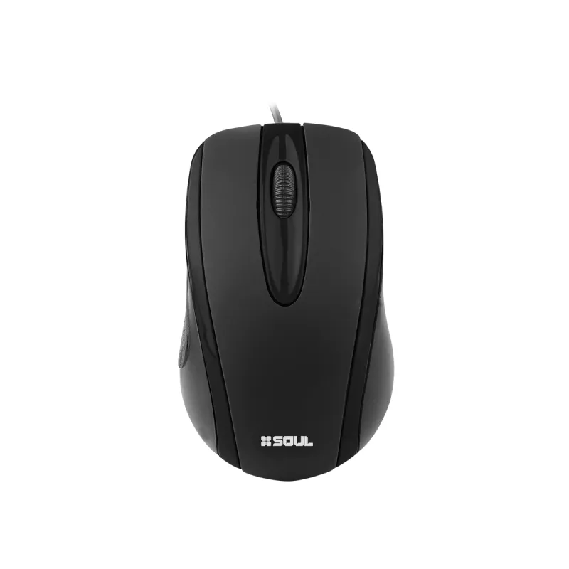 Mouse USB Soul OM100 Negro