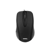 MOUSE USB SOUL OM100 NEGRO