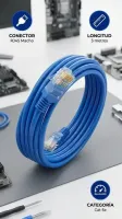 Cable De Red 3METROS CAT5 Aitech — foto 2