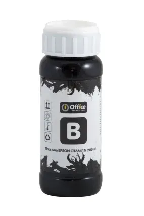 Tinta para impresora Epson 664 200ML Negro Office