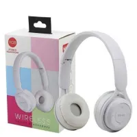 AURICULARES INALAMBRICOS Y08 P15 VINCHA BLANCO