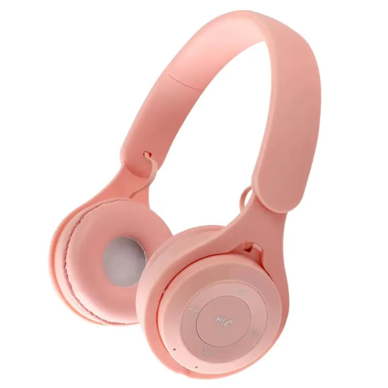 AURICULARES INALAMBRICOS Y08 P15 VINCHA ROSA