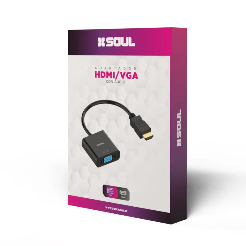 Convertidor Hdmi A Vga Soul S05