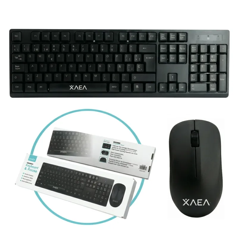 Kit TECLADO Y MOUSE Inalámbrico XAEA MOD-732