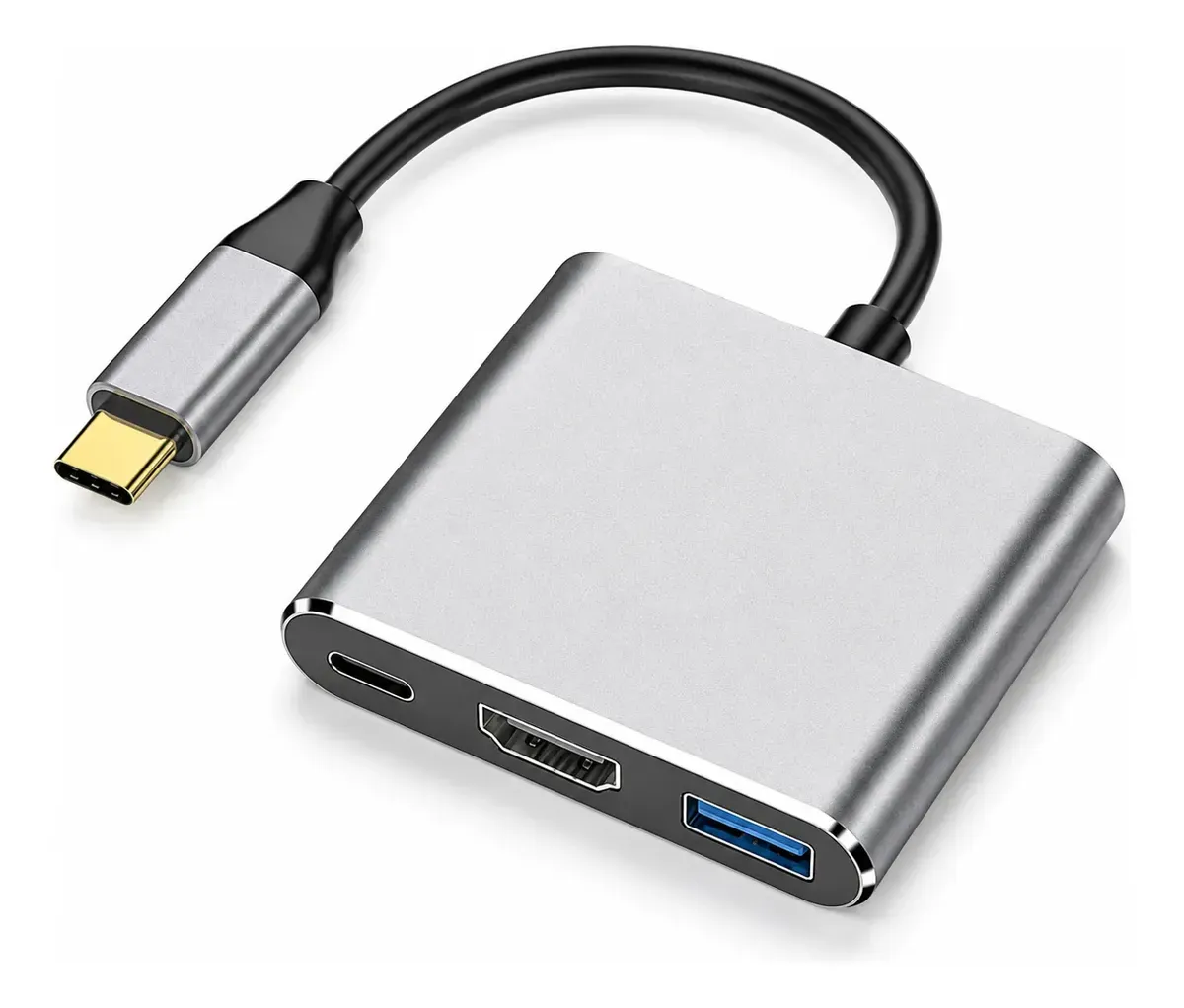 HUB USB TIPO C 3 Puertos HDMI+TC+USB 3.0 XAEA