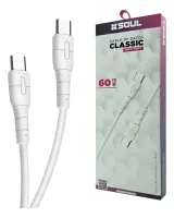 CABLE USB Tipo C A Tipo C SOUL CLASSIC 60W