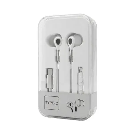 Auriculares Tipo C In Ear Blanco