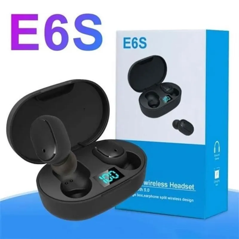 Auriculares Bluetooth BT E6S True Wireless Headset